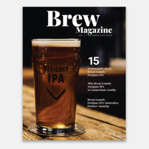 A mockup of Brew magazine.